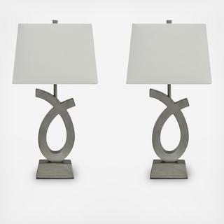 Amayeta Table Lamp, Set of 2