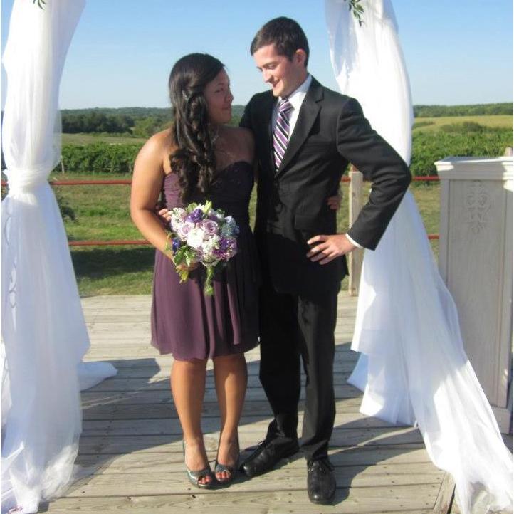 My handsome date for my sister's wedding, August 2012.
