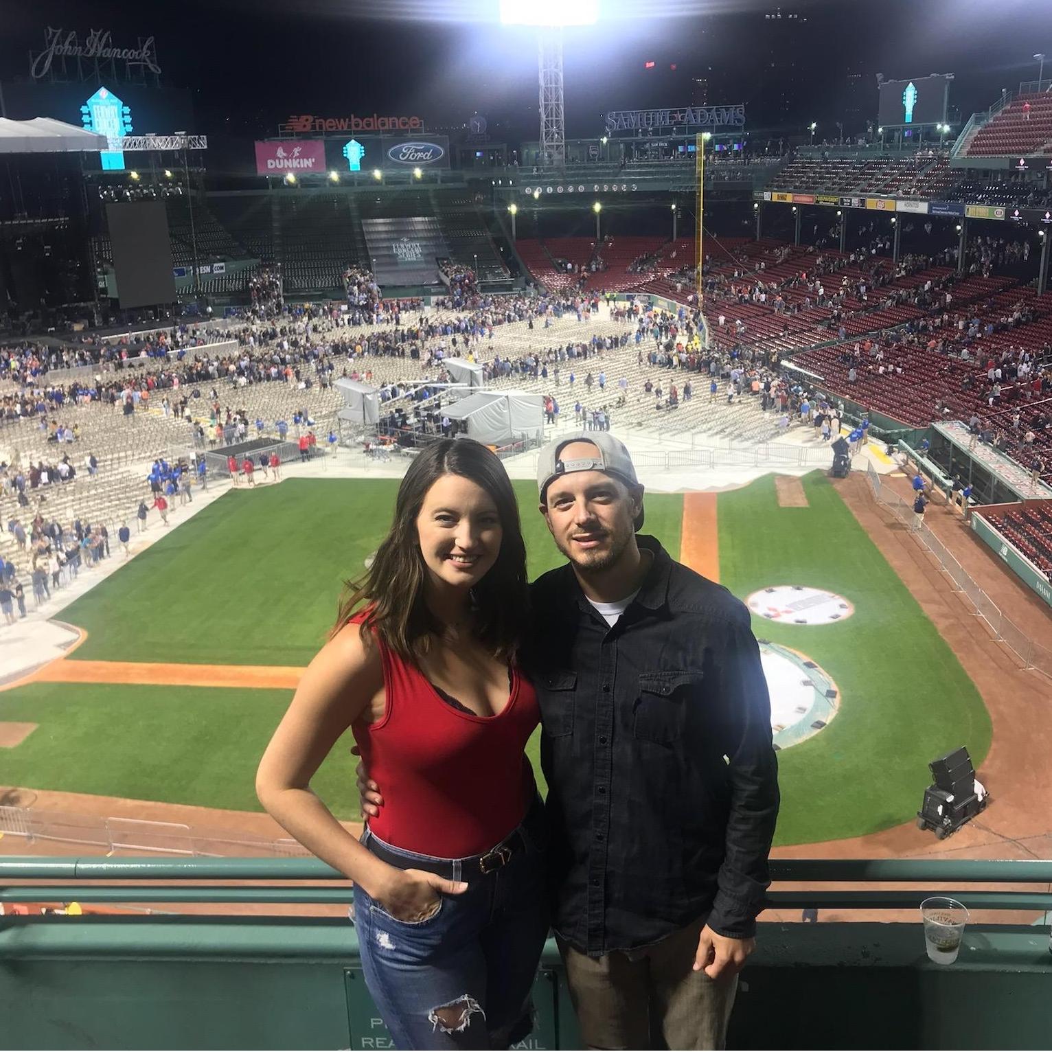 Fenway Park for the Zac Brown Band concert September 2019