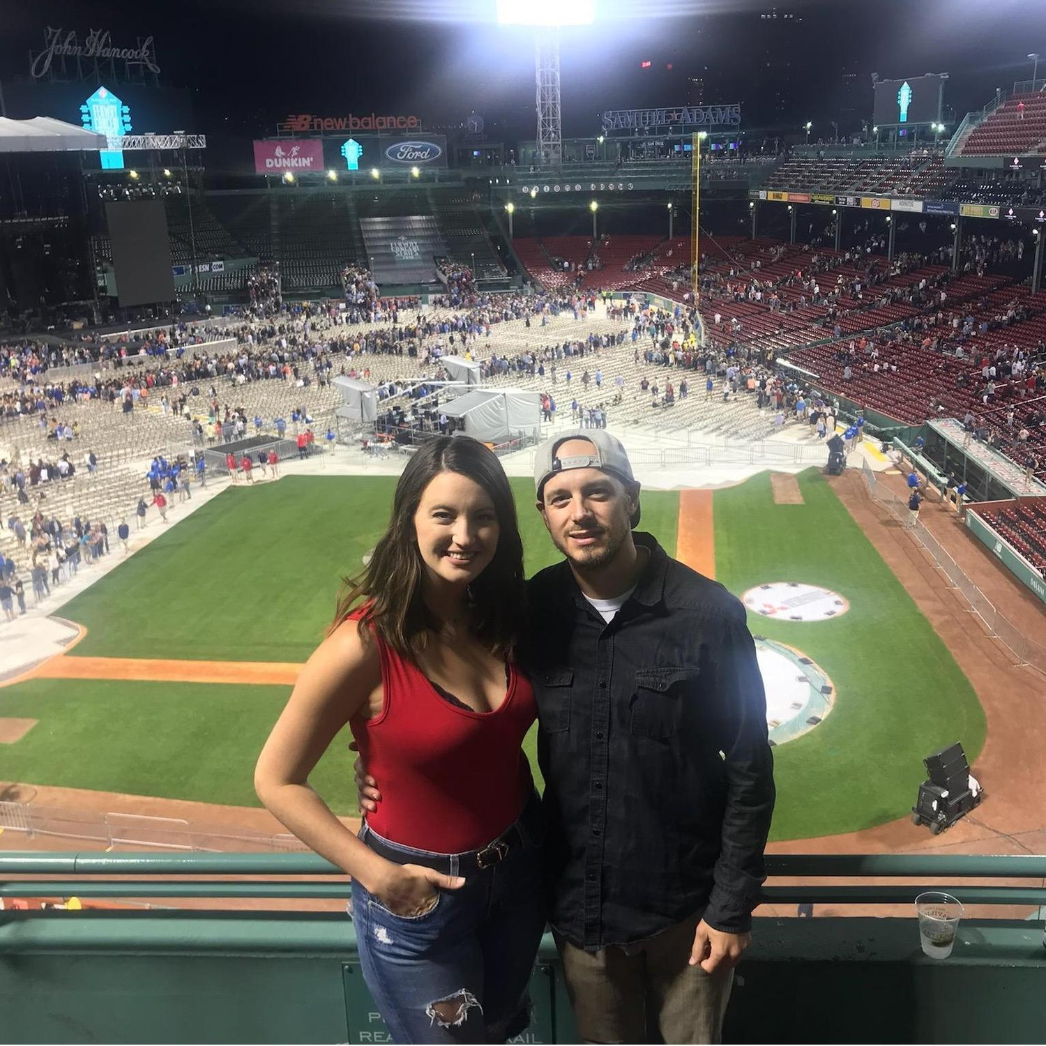 Fenway Park for the Zac Brown Band concert September 2019