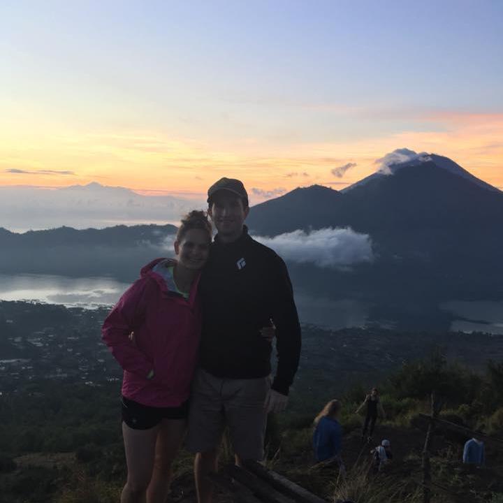 Sunrise hike in Bali, Indonesia