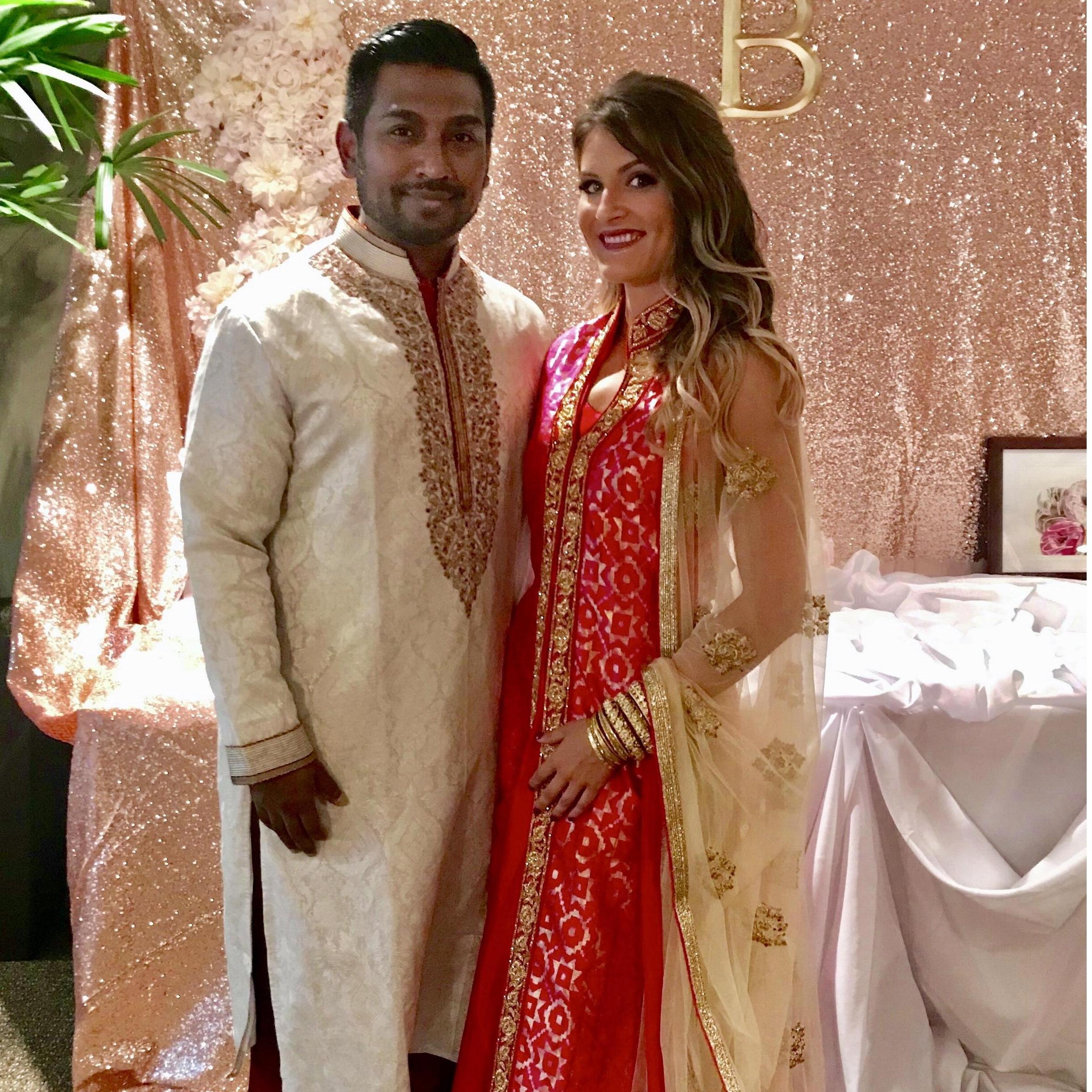Attending the wedding of great friends
