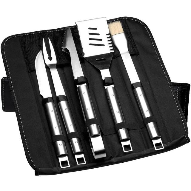 BergHOFF Grill Essentials 6-Piece Travel Set - Black Case