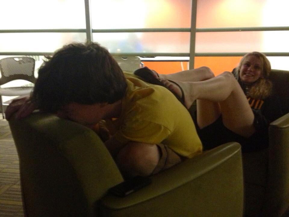 One of the first photos of us, and still one of Megan's favorites (April 2013)