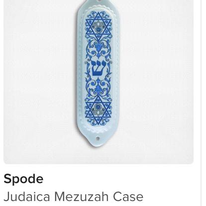 Spode - Judaica Mezuzah case