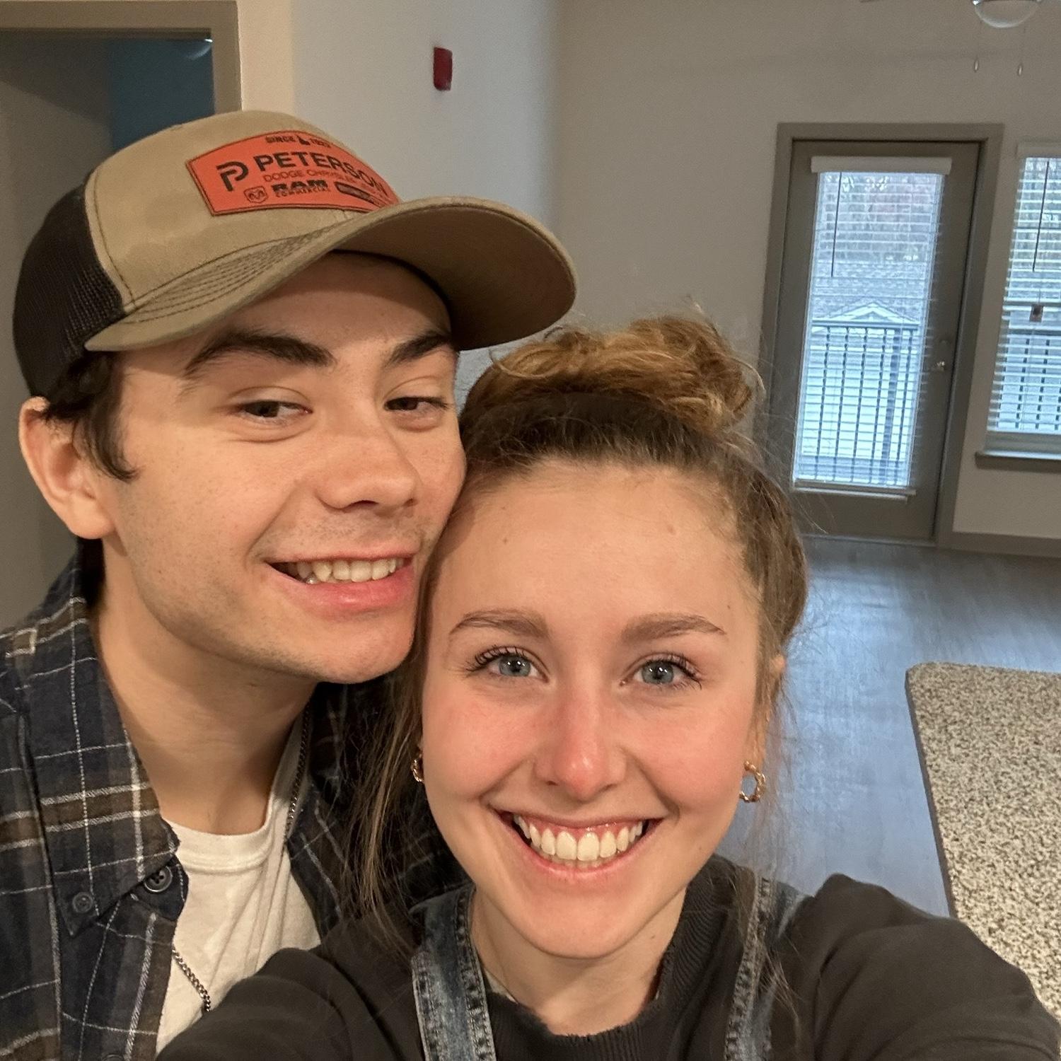 Moving into our first apartment!