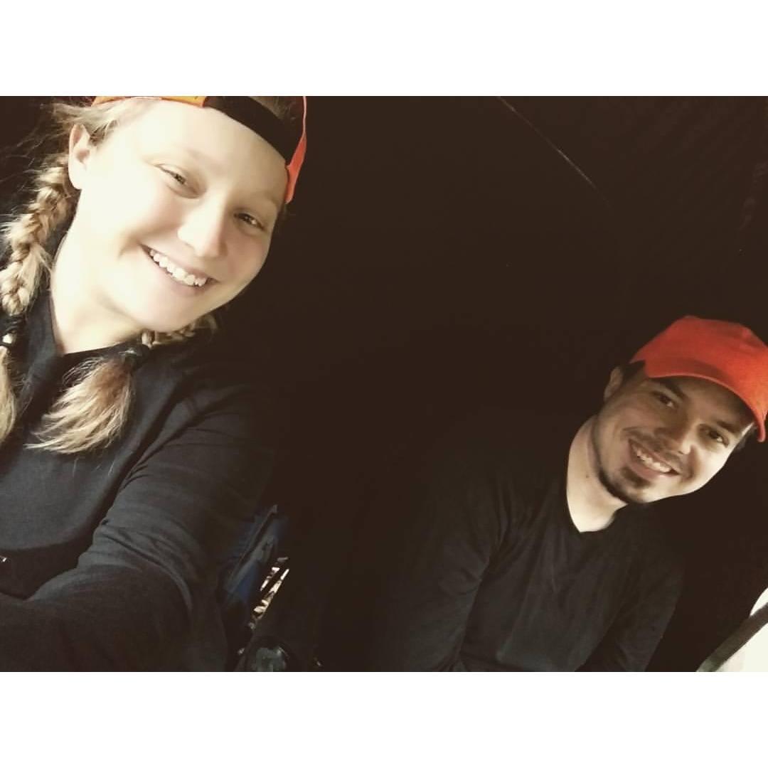 Our first hunt together!
