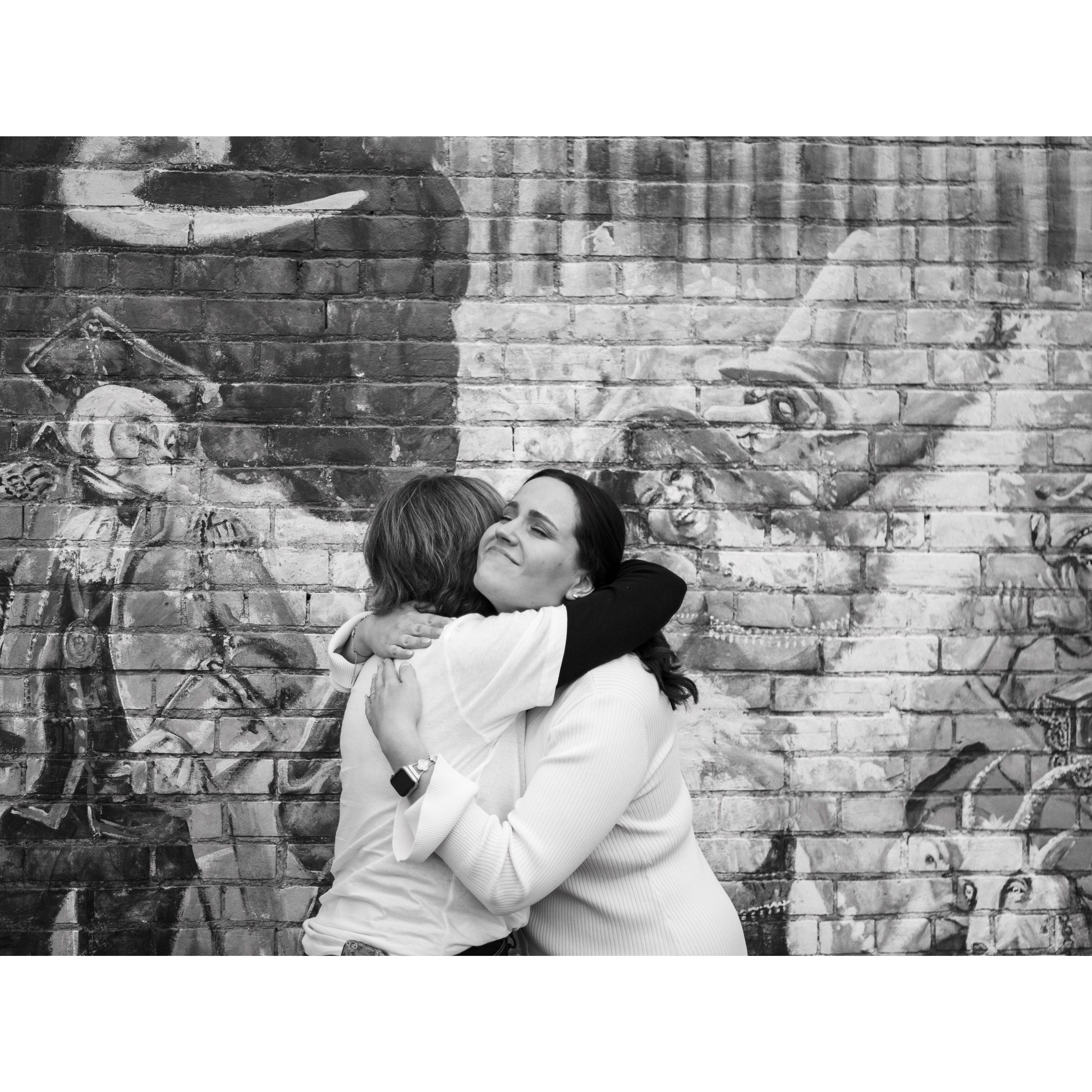 Big hugs for mom!