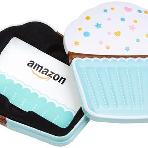 Amazon.com Gift Card in a Birthday Cupcake Tin