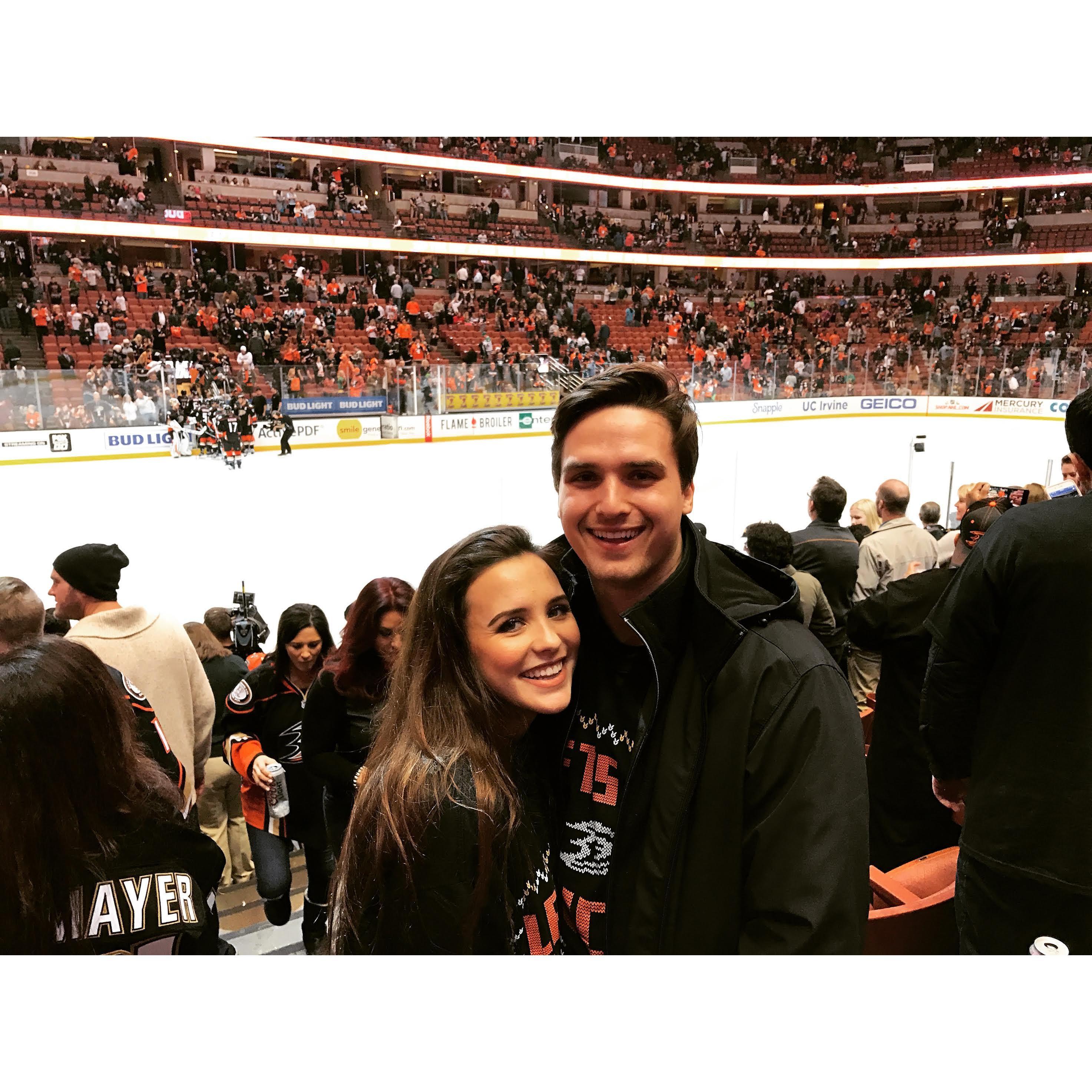 Anaheim Duck's Game - Anaheim, Ca - December 2016