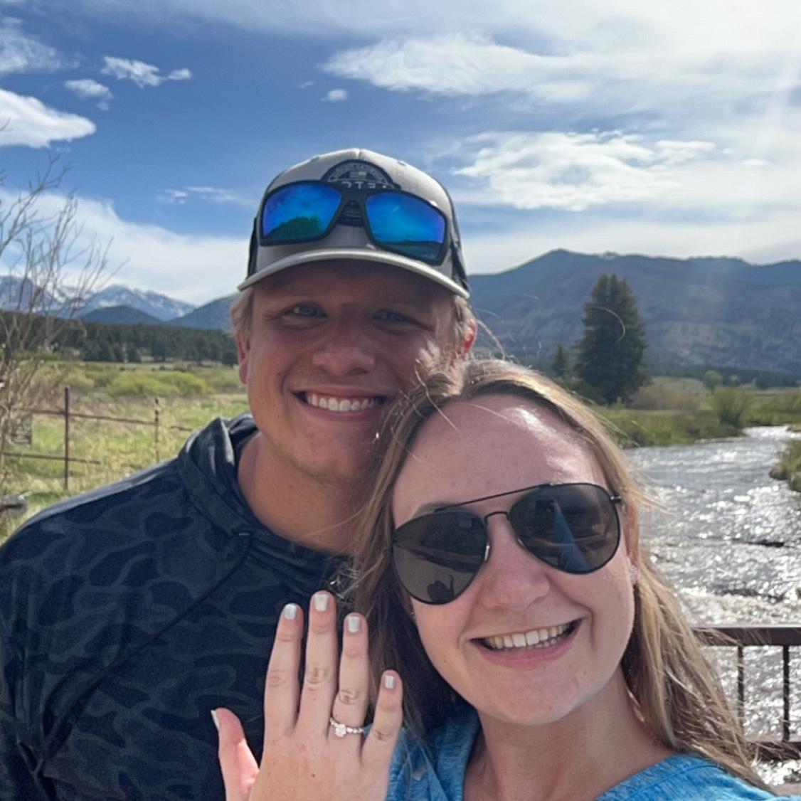 Prettiest place to get engaged!