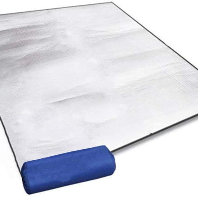 Camping Mat Foam Foil Blanket for Camping Foam Pad Insulating Foil Mat Sleeping Tent Pad Thermal Aluminum Camping mat for Reflecting Heat