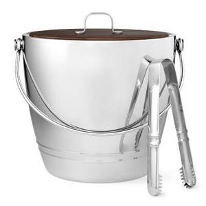 Crafthouse Round Ice Bucket with Tongs