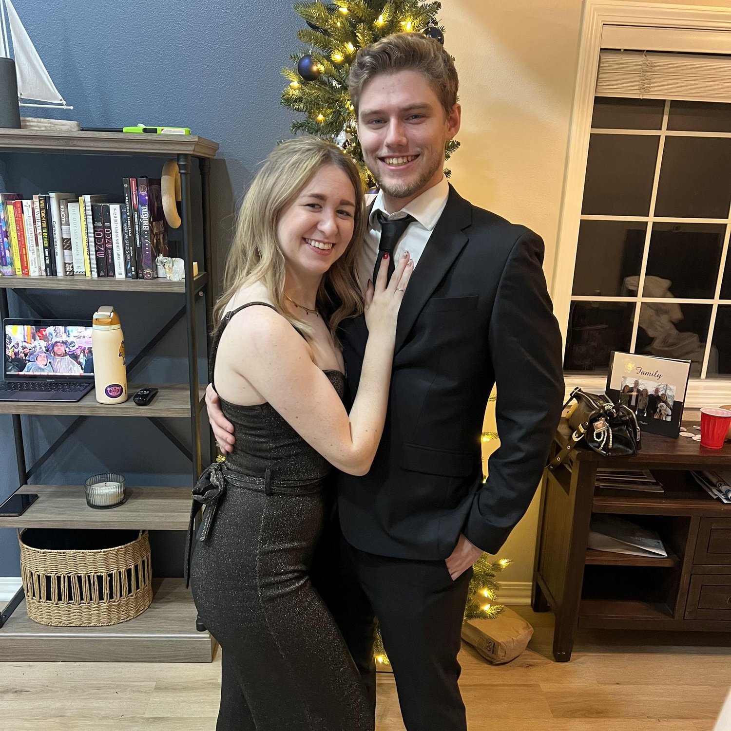 Our first New Year’s Eve together, celebrating the start of 2025.