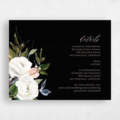 Black Wedding Enclosure - Octavia