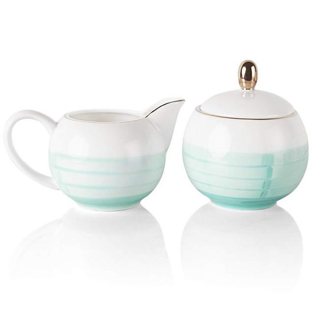 Sweejar Ceramic Sugar and Creamer Set