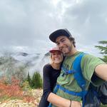 Exploring in the surrounding mountainous area