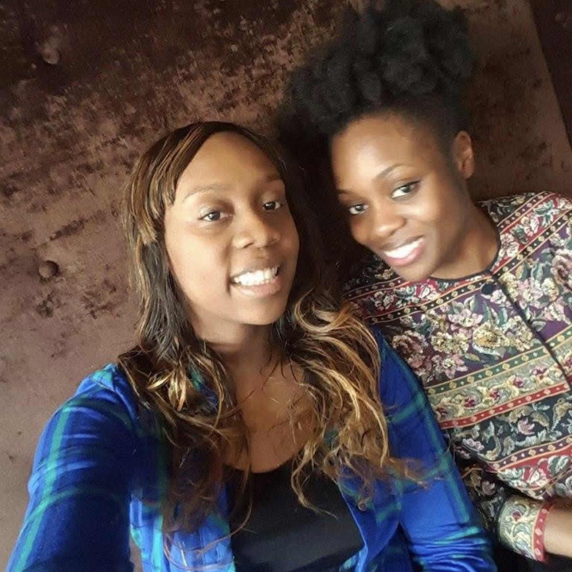 Joy & her “Twin” Shirley