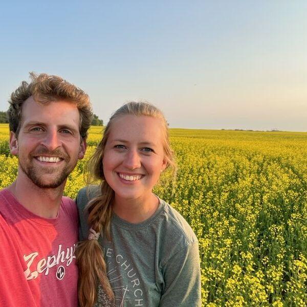 Zeke's first trip to Kyla's family farm - summer 2024