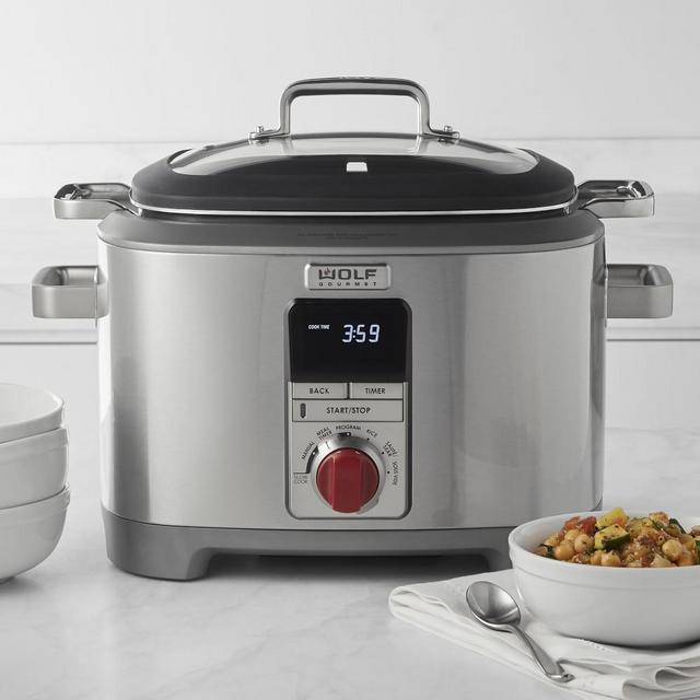 Wolf Gourmet Multi Cooker, Red Knob