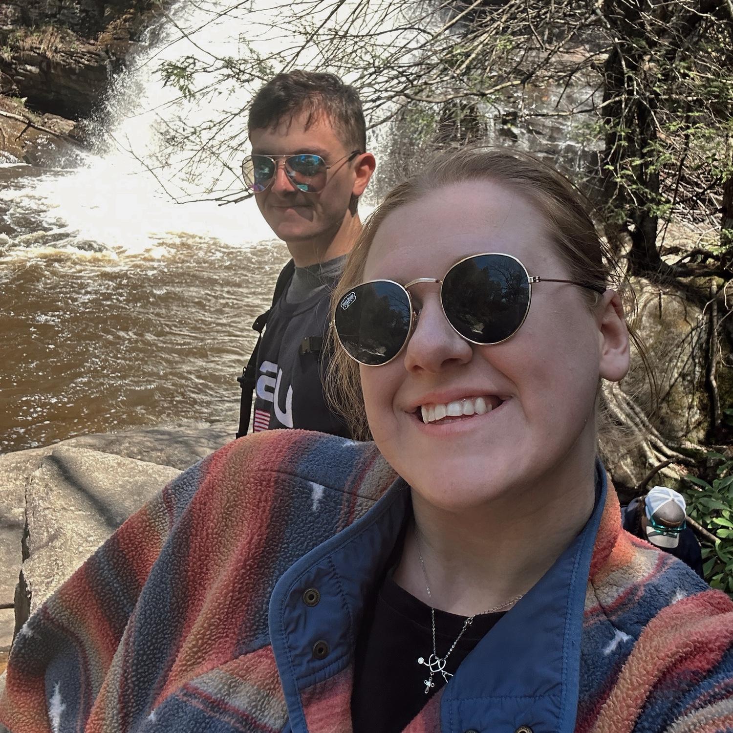 Celebrating our 6 month anniversary with a trip to western maryland to see the falls.