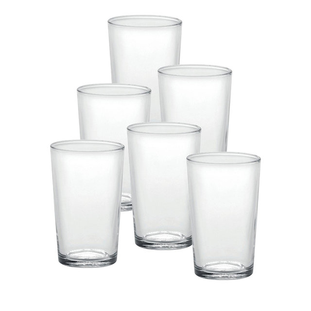 Duralex Uni Clear 6.75 oz. Tumbler, Set of 6