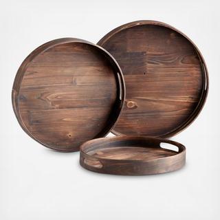 Round Dupre Tray, Set of 3