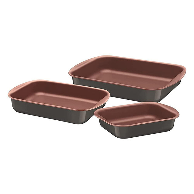 Tramontina Vermont Aluminum Roasting Pan Set, Aluminium
