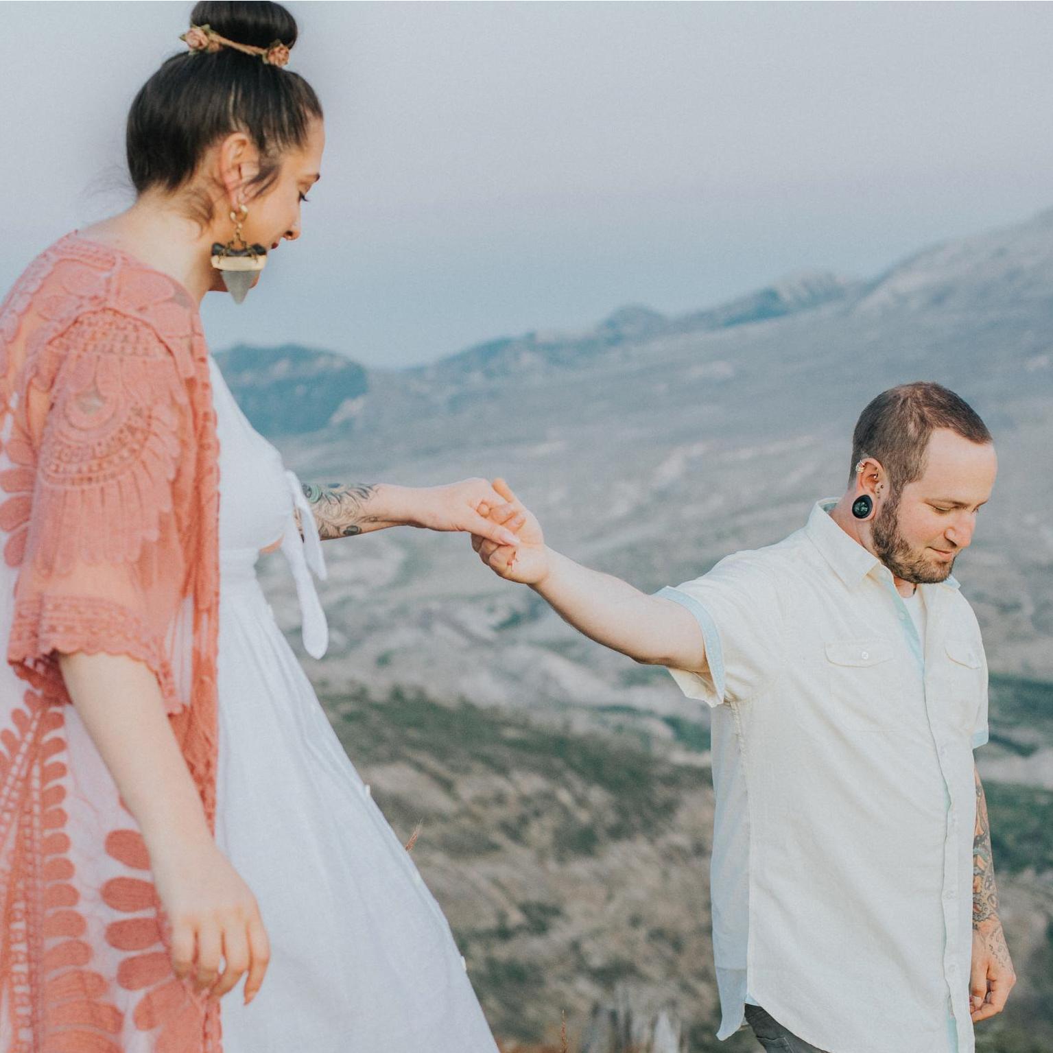 This was taken right before Hall saved me from falling once again.
Engagement photos taken at Johnston Ridge Observatory 2019