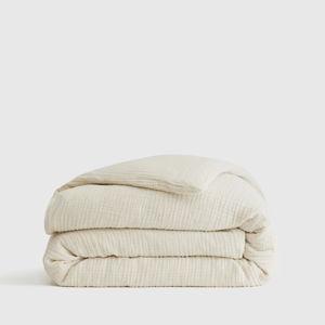 Organic Airy Gauze Duvet Cover | Quince in Undyed