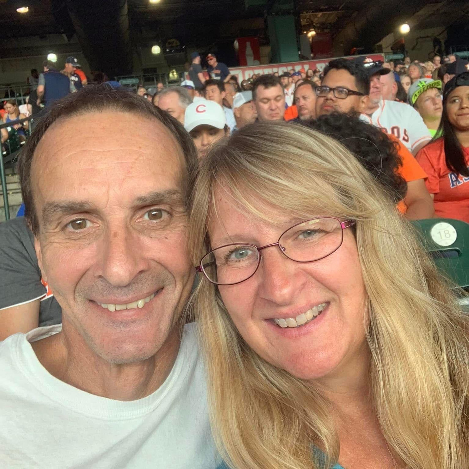 Our first baseball game together!