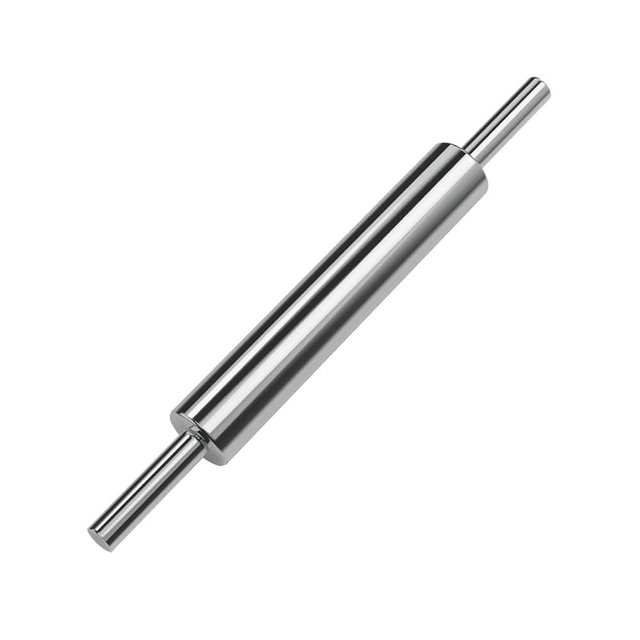 Rolling Pin (17 Inches) –304 Stainless Steel Roll Pins for Baking Pizza Dough Pie Cookie-Dough Roller& Smooth Construction - Essential Kitchen Utensil