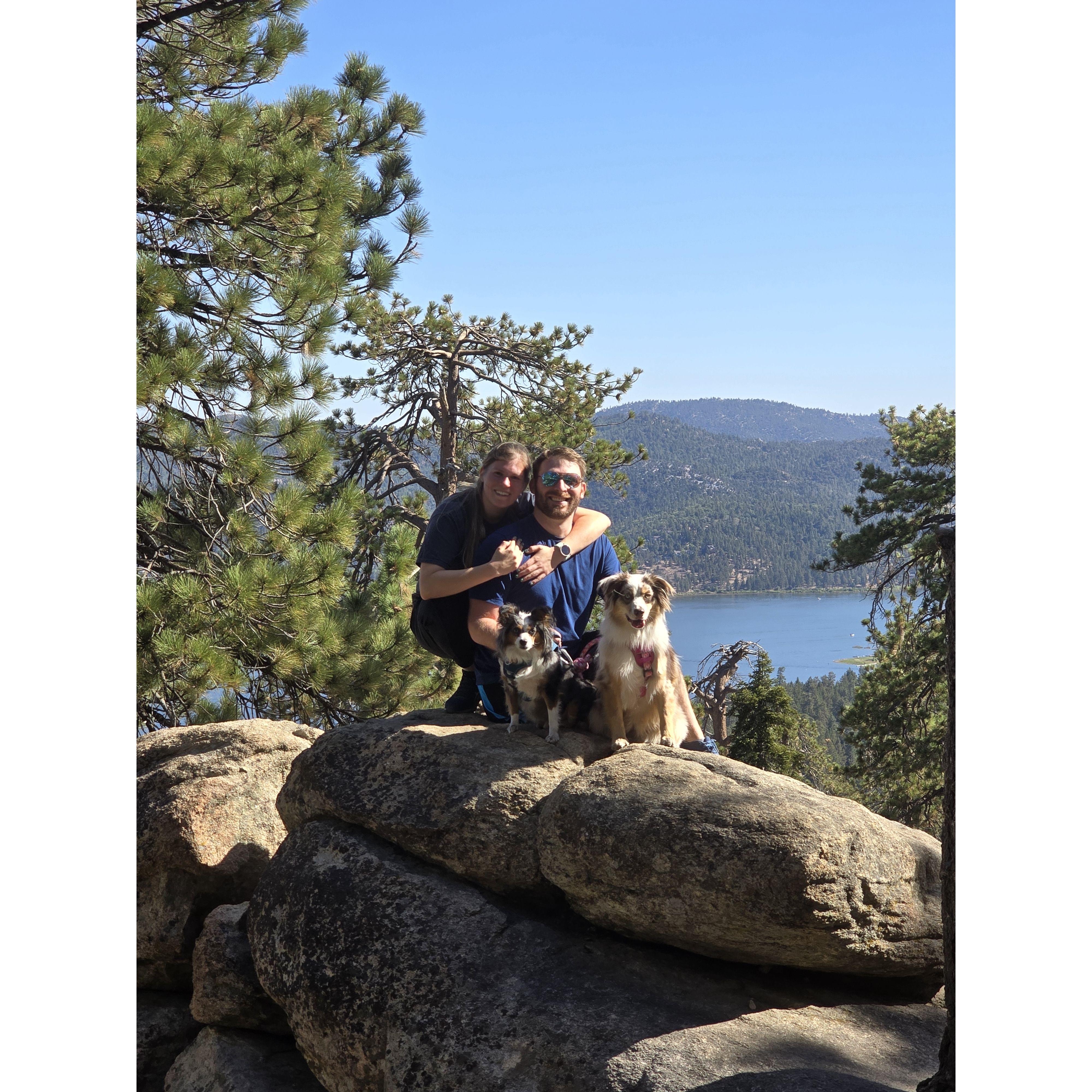 Hiking near Big Bear Lake!