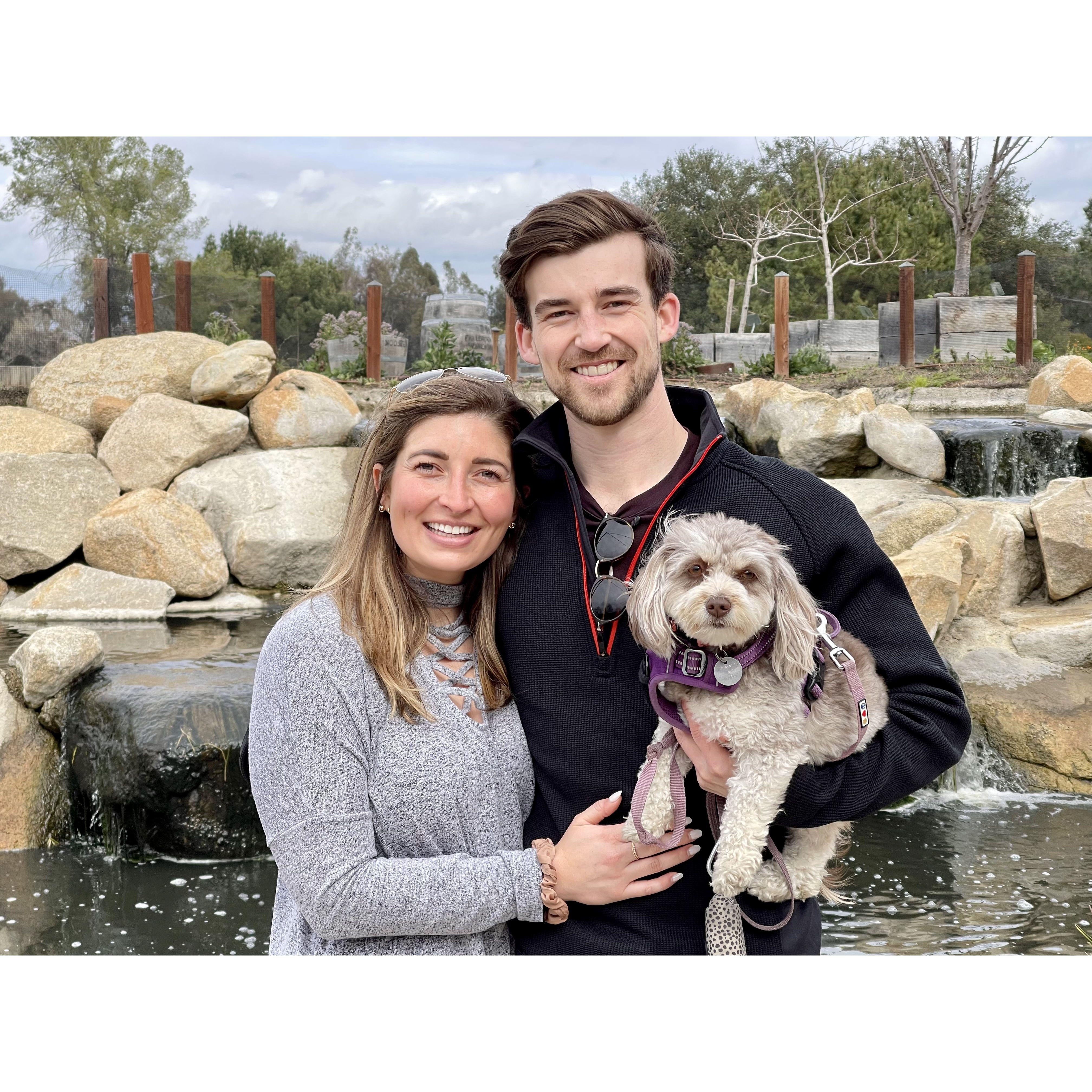 Took the Pecks to our wedding venue!