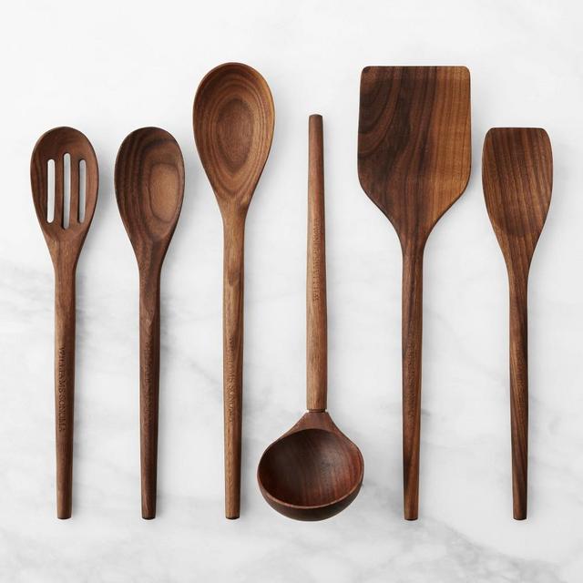 Walnut Essential Utensils, Set of 6