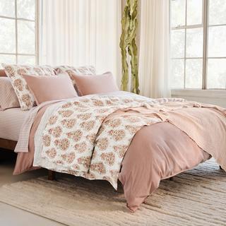 Organic Crinkled Percale Duvet Cover