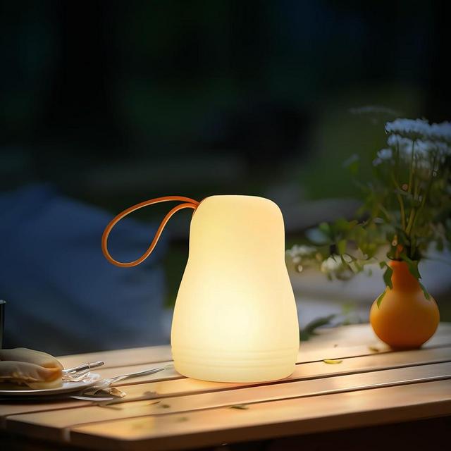 Gewiny Portable Outdoor Table Lamp LED Camping Lantern Light Rechargeable 3000k Dimmable Cordless Lamp for Tables,Waterproof Hanging Lamp Indoor/Outdoor Lamps for Bedroom、Garden、Dining Table、Camping.