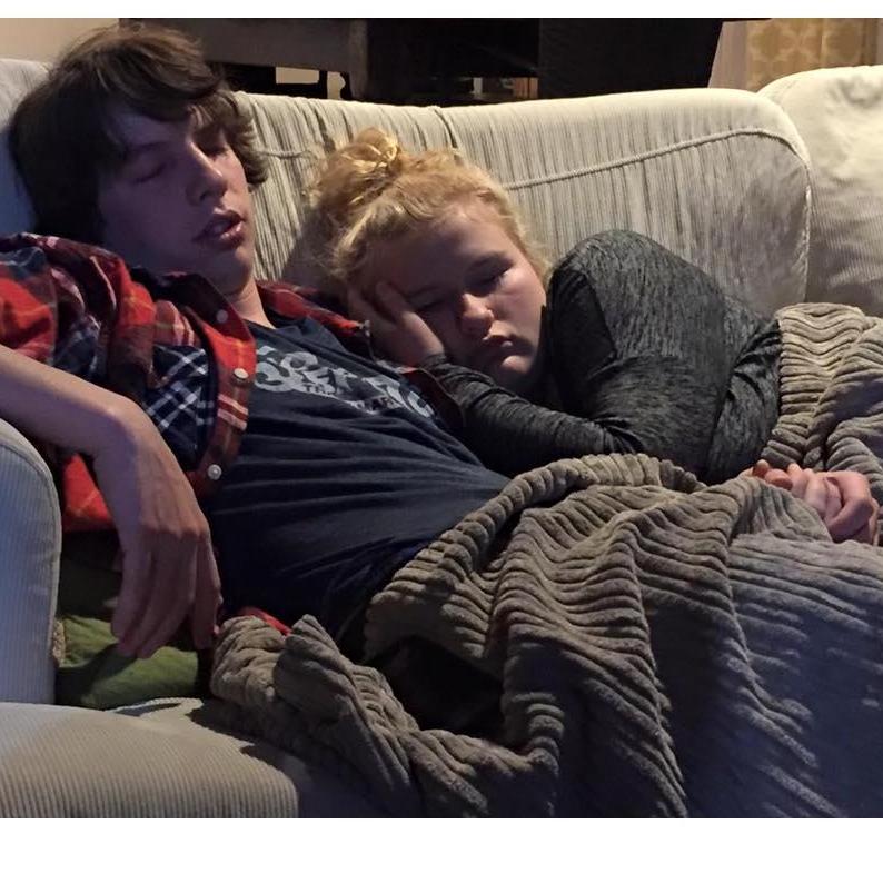 Always a comfy place to sleep when around each other.