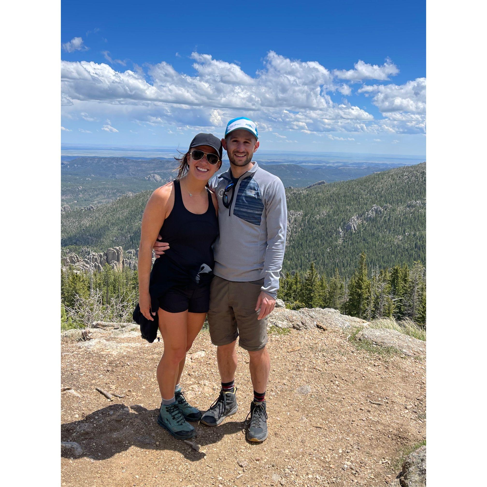We made it to the top! Black Hills, SD