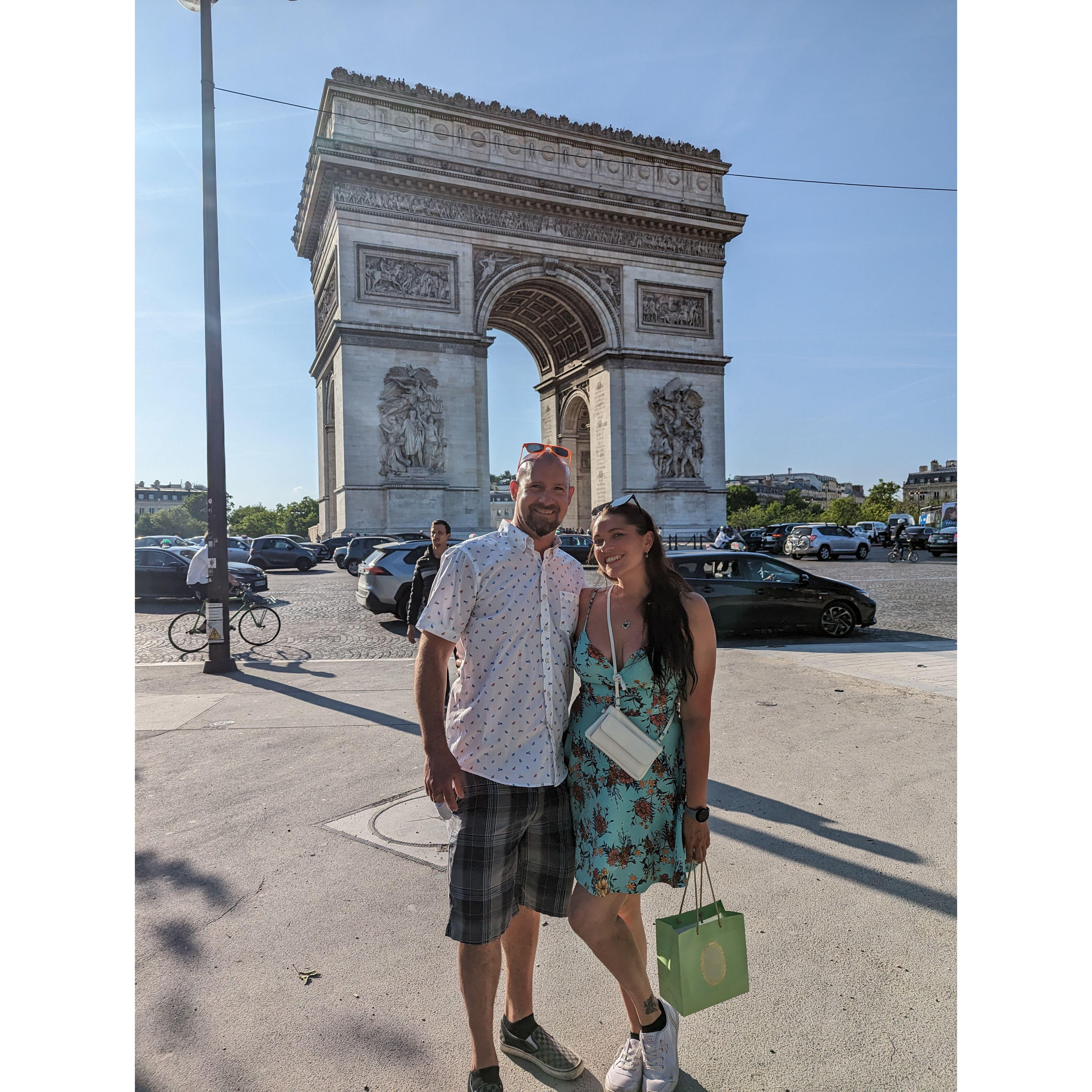 Arc de Triomphe has more stairs than I thought! June 2023