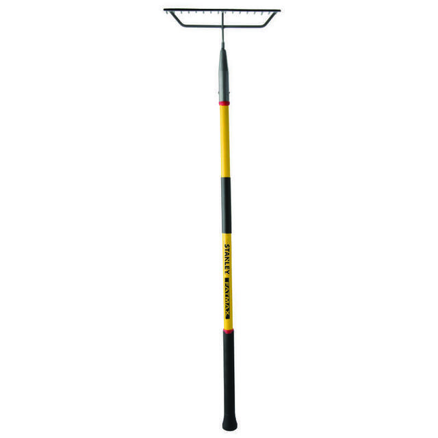 Stanley Fatmax 59 inch L X 15 inch W Steel Bow Rake Fiberglass Handle