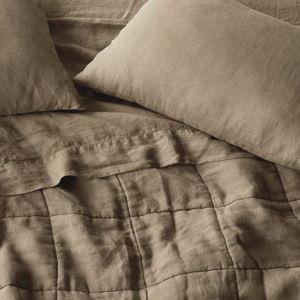 Linen Quilt in Barley (Full/Queen) | The Citizenry