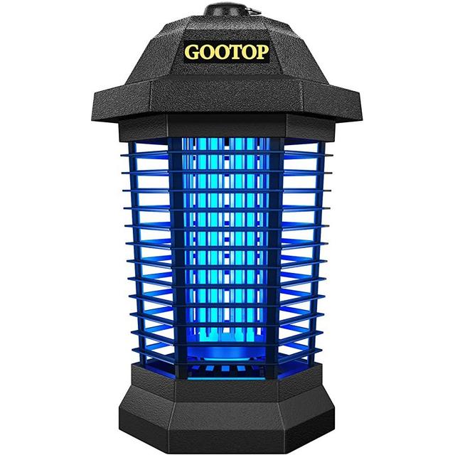 GOOTOP Mosquito Zapper Outdoor, Bug Zapper Outdoor Electric, Insect Fly Traps, Fly Zapper, Mosquito Killer for Patio Indoor (Black)