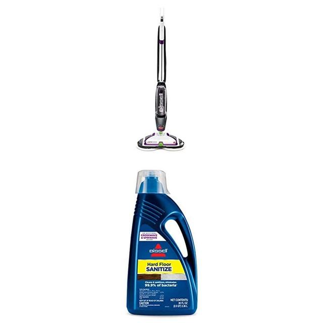 SpinWave PET Hard Floor Expert + 80oz Sanitize Formula