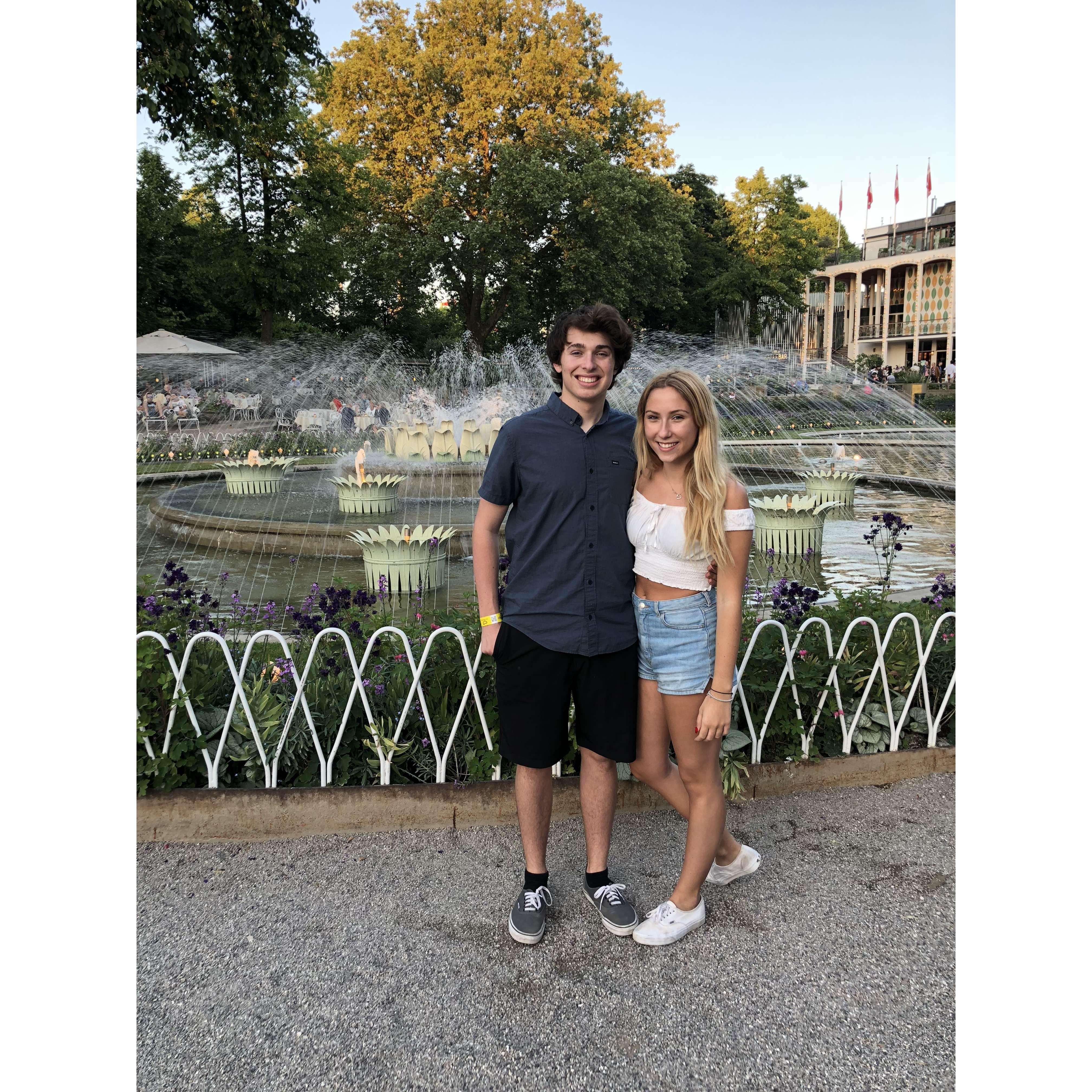 Strolling around the beautiful Tivoli Garden's in Summer of 2018