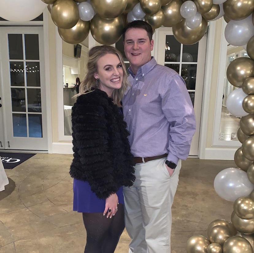 Our very first picture together...at Mimi and Pop's Anniversary Party <3