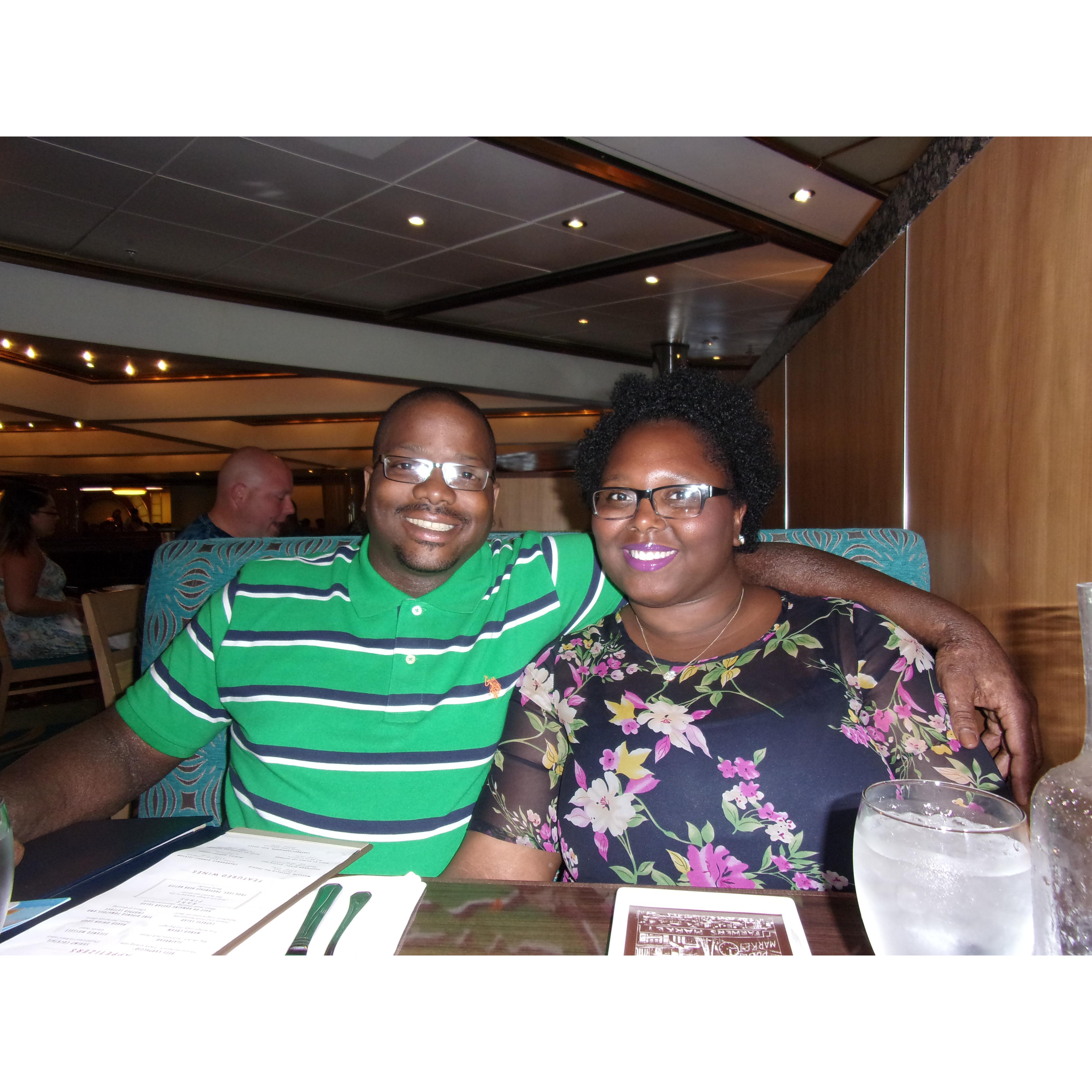 Brian's birthday cruise to the Bahamas, 2016