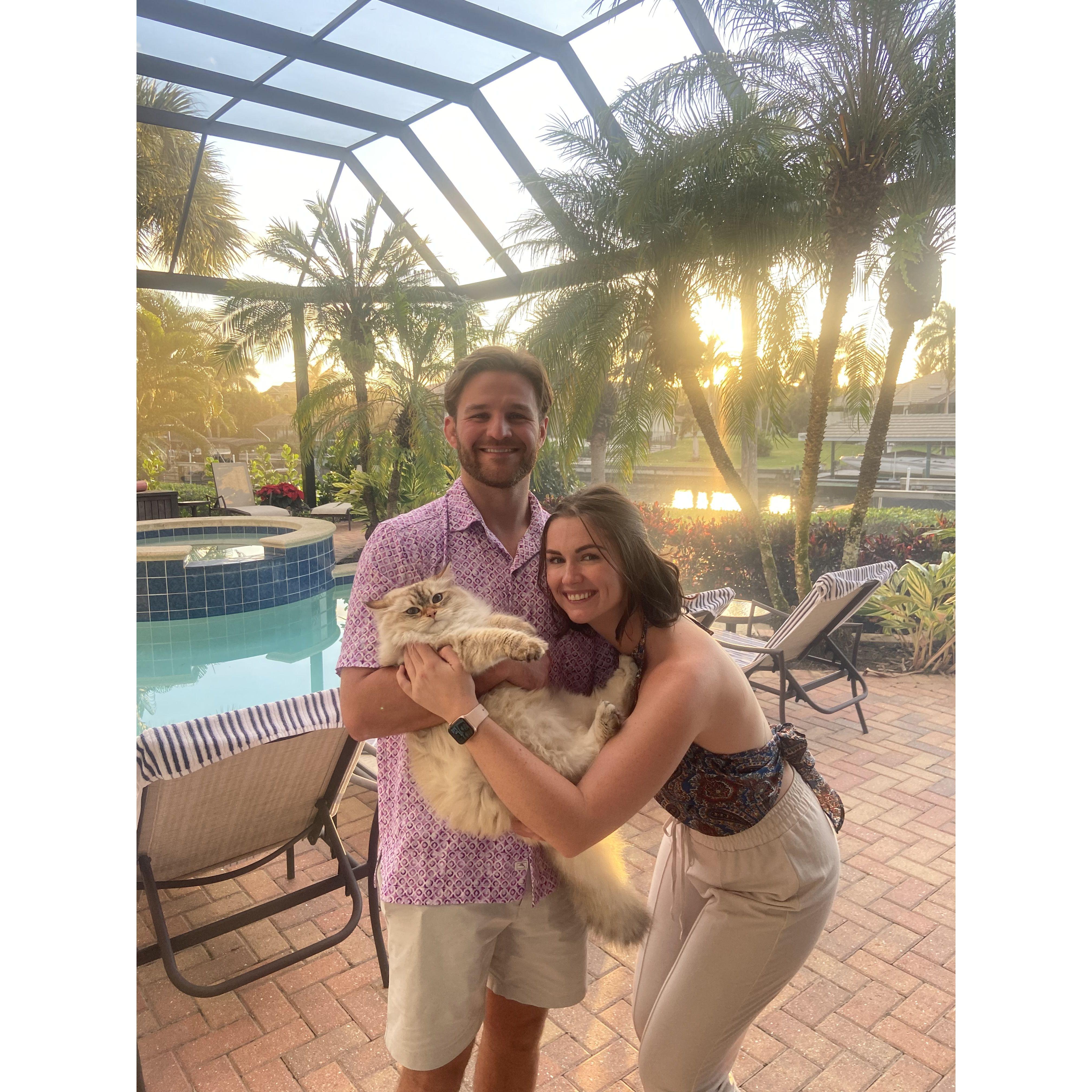 Winter of 2021, Molly, Jim, and Ophie went to Florida to celebrate the holidays.