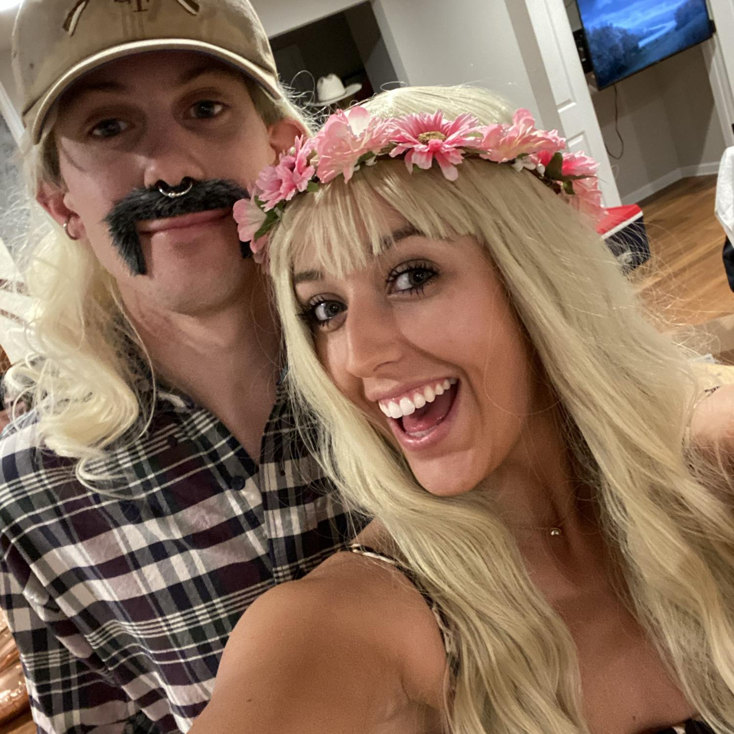 10/24/2020 - Halloween: 
Carole Baskin and Joe Exotic