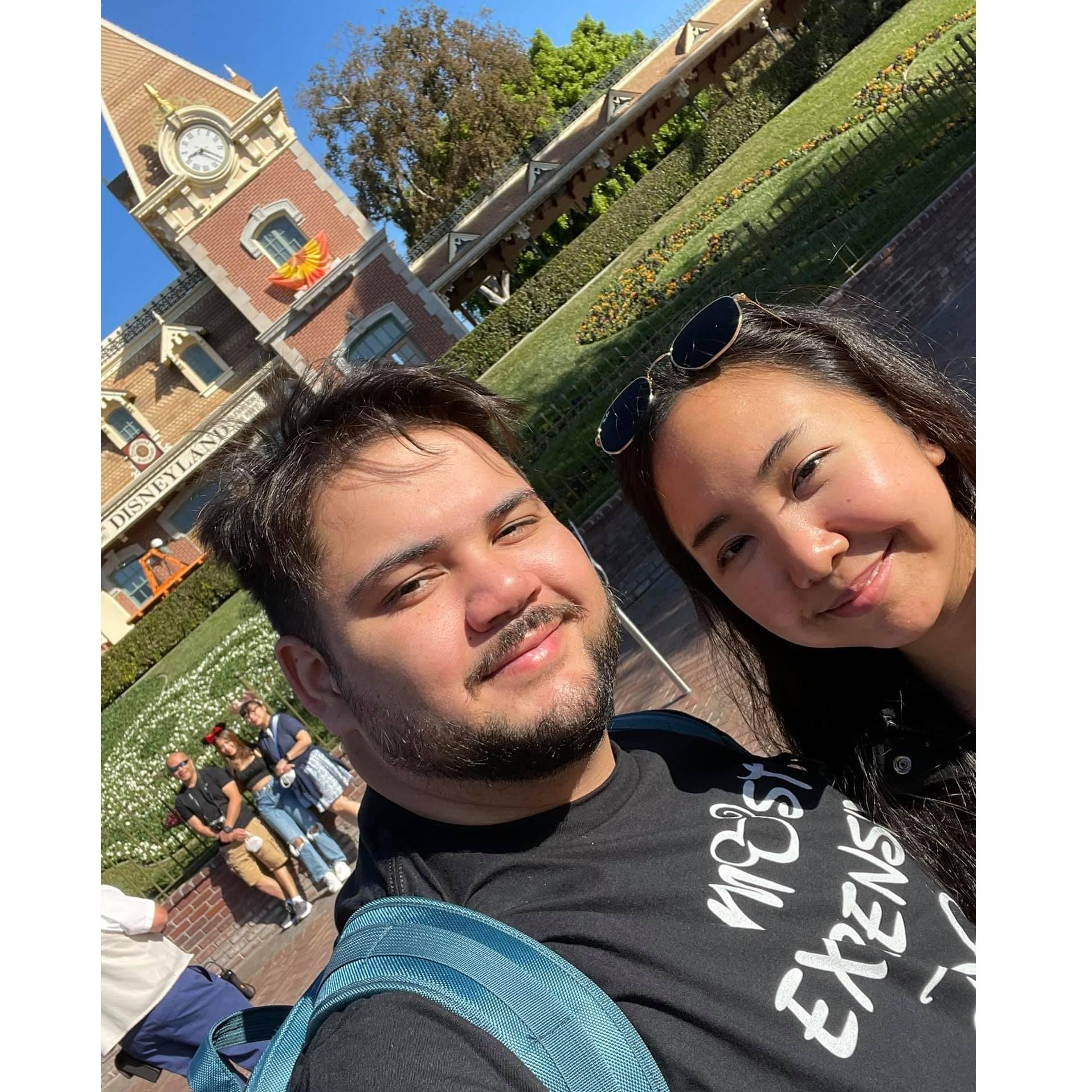 Our first trip to Disneyland together!